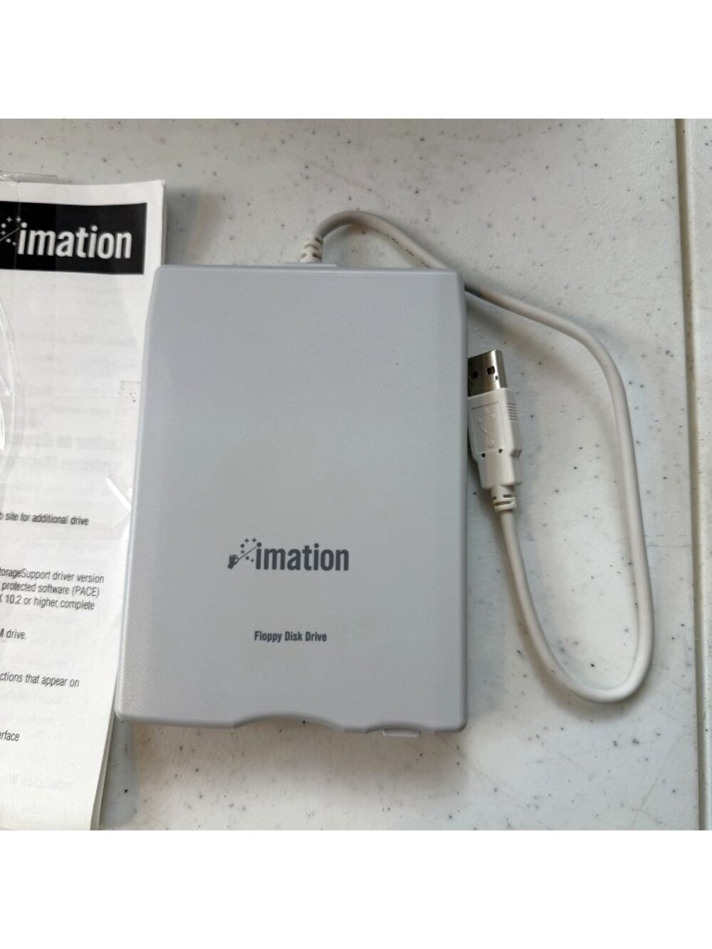 Imation Super Disk USB Drive for Macintosh Model D353FUE Floppy Disc Drive LN